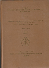 Image of Kajian Dimensi Saluran Drainase Air Permukaan Rawa Lumbu